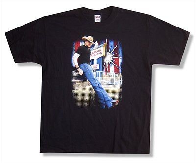   ALDEAN   STANDING PHOTO 2008 TOUR DARIEN LAKES T SHIRT   NEW ADULT M