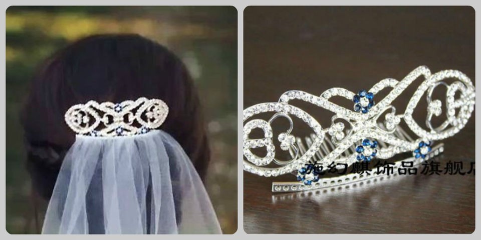   Breaking Dawn Bellas beautiful Hair Comb bride crown in wedding day