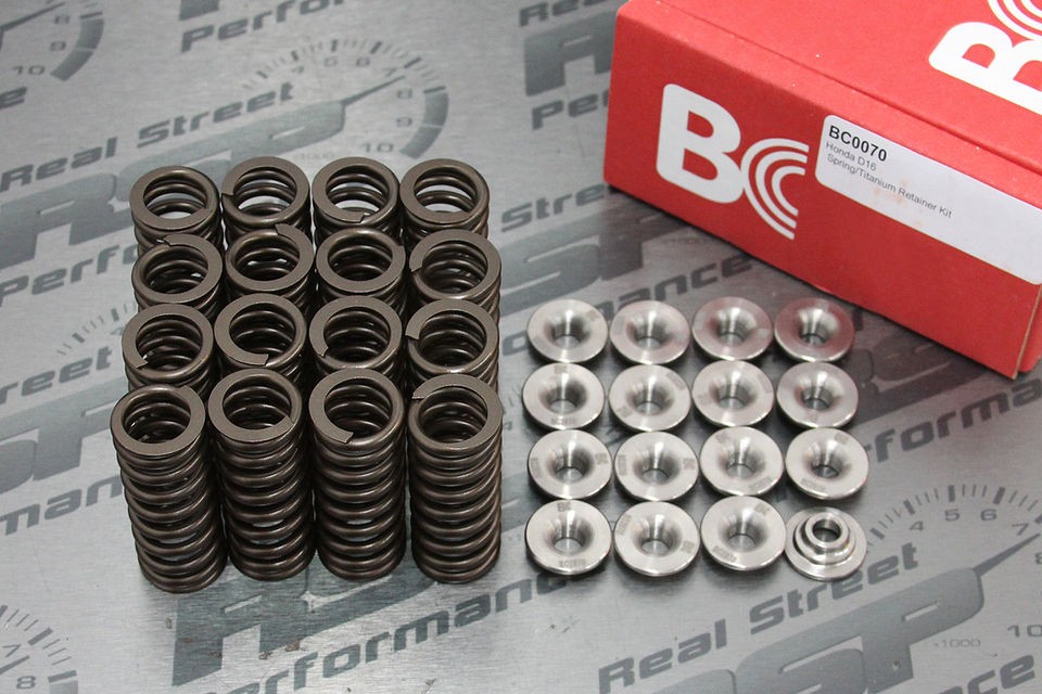 Brian Crower Valvesprings Titanium Retainers Kit 92 00 Civic D16 D6Y8 