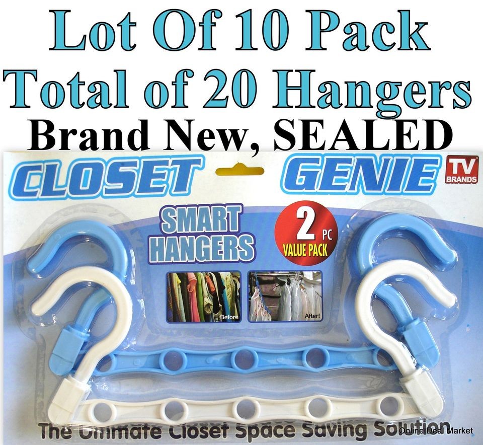   Total Of 20 SMART HANGERS ) Space SAVING Closet ORGANIZER HANGER NEW