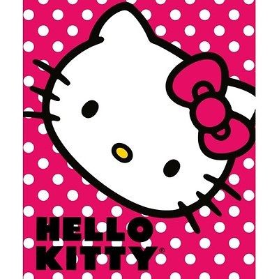 hello kitty fleece blanket new  24 99