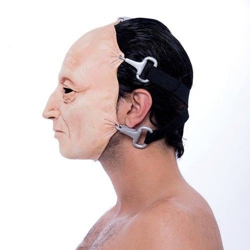 TOBIN BELL Latex Costume Mask  JIGSAW SAW Movie  PMG 6771003