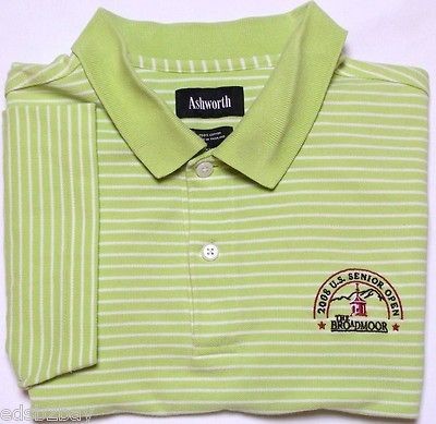 US Senior Open 2008   The Broadmoor ~ Mint Ashworth Mens Polo Shirt L