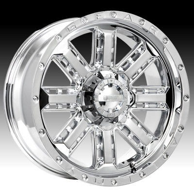   ALLOY NITRO CHROME WITH 37X13.50X22 TOYO OPEN COUNTRY MT WHEELS RIMS