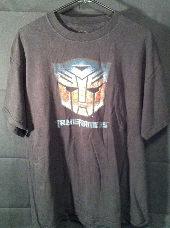 VINTAGE TRANSFORMERS 2007 AUTOBOT not DECEPTICON T Shirt BLACK Size M 