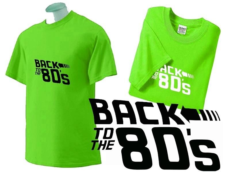 back to the 80 s mens unisex retro t shirt