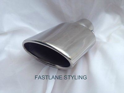   SHARAN TOUAREG LUPO STEEL EXHAUST TAILPIPE TIP TRIME bkbox HJ021B