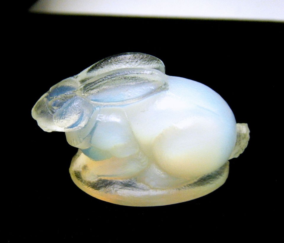 sabino glass miniature rabbit figurine signed  109 99 buy 