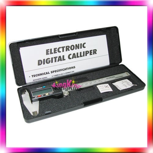 digital lcd vernier caliper microm eter retail case from