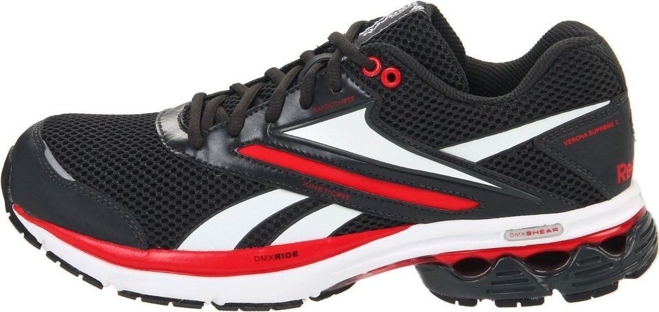 Reebok Ladies Premier Verona Supreme Running Trainer Gravel/Red 