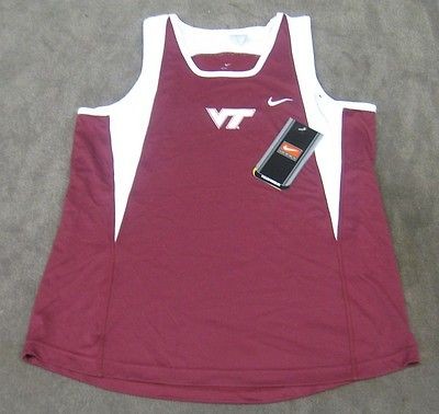 new nike womens track singlet running virginia tech m