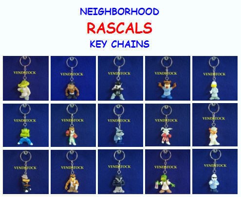 NEIGHBORHOOD RASCALS Urban Animal Figures 2 Tribal Streetwear Key 