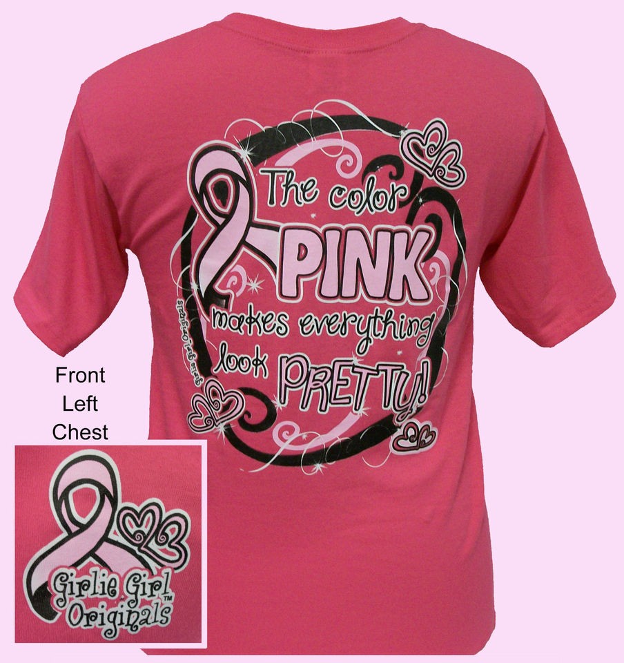   Girl Originals THE COLOR PINK (youth) Breast Cancer Awareness t shirt