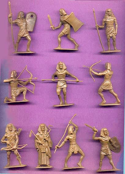 JECSAN Egyptian Warriors10 poses, 20 figures w/ Archers