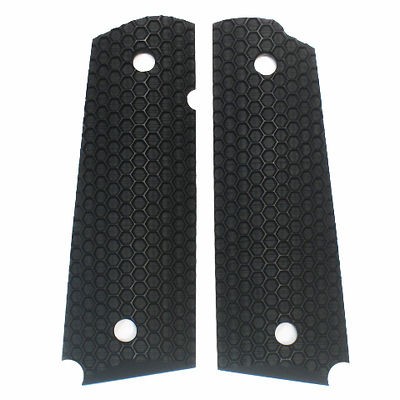 colt full size 1911 grips wasp nest black beveled time