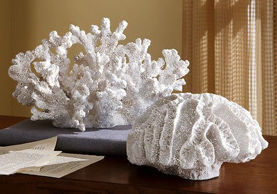 ocean coastal beach sparkling coral sculpture more options size time 