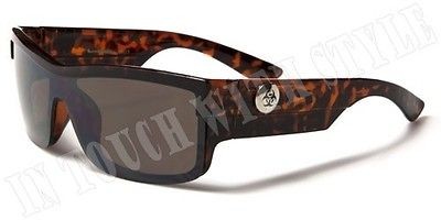   Mens Biohazard Square Thick Wide Frame Sunglasses Designer Cool 8106