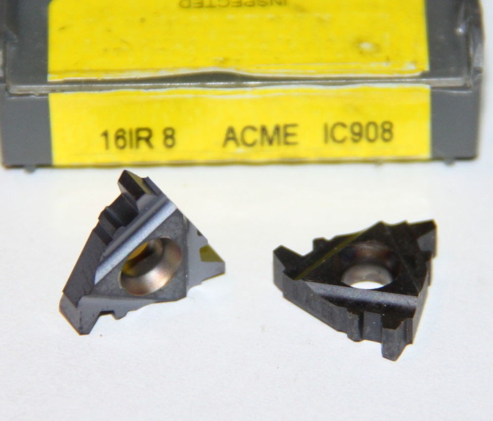 16ir 8 acme ic908 iscar insert  10 99  british 