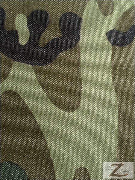 TOUGH DUCK BRAND OUTDOOR FABRIC Universal Army Camo POLY DUCK 