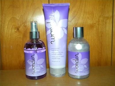 Avon Wonder Gift Set Moon Orchid Passion Blossom Tea White Amber 