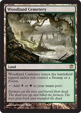 4x mtg innistrad woodland cemetery  37 58