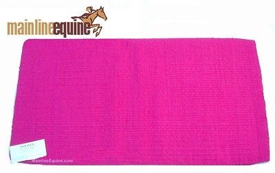 mayatex wool saddle show blanket oversize 38x34 fuchsia time left