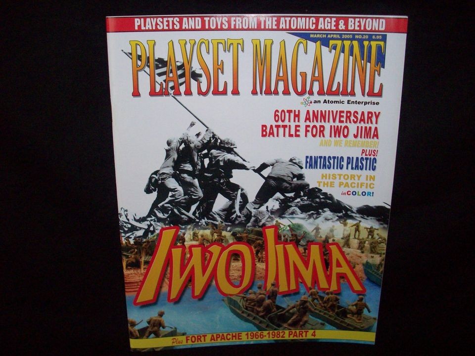   Magazine #20 Marx Iwo Jima playset, History in the Pacific+Fort Apache