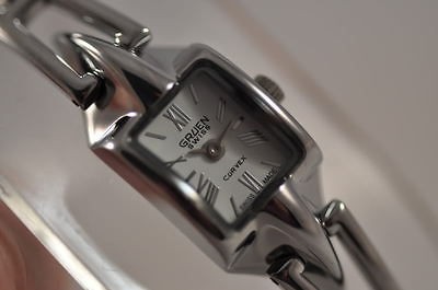   Gruen Swiss GSC07 3 Small Curvex Unique Jewelry Link Bracelet Watch