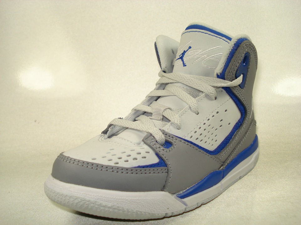 Air Jordan SC 2 (PS) Stealth Grey / White   Blue 454089 007   KIDS