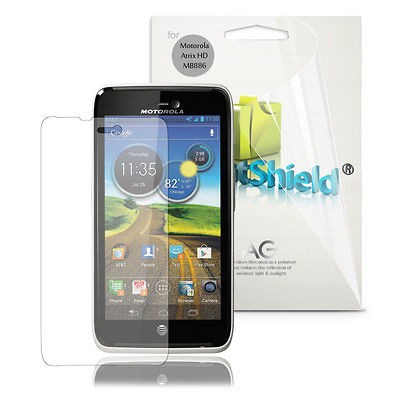 3x GreatShield Anti Glare Screen Protector for Motorola Atrix HD MB886 