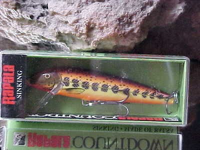 Rapala Balsa CD 9 Original Finnish Minnow Color HOT MUSTARD 