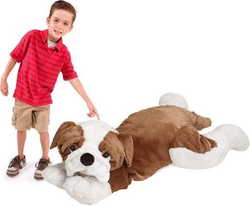 Joojoo 60 5 ft Jumbo Bulldog Plush Stuffed Animal