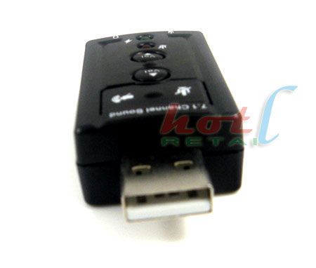 USB 2.0 3D Virtual 7.1 Channel Audio Sound Card Adapter( dont 