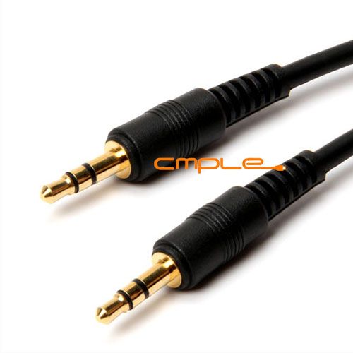 25 ft 1 8 Mini Jack Audio Cable Male Stereo 3 5mm M M Aux Auxiliary 