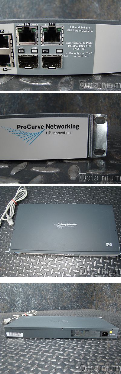 hp procurve 2510 24 j9019a 24 port network switch used 24 port network 