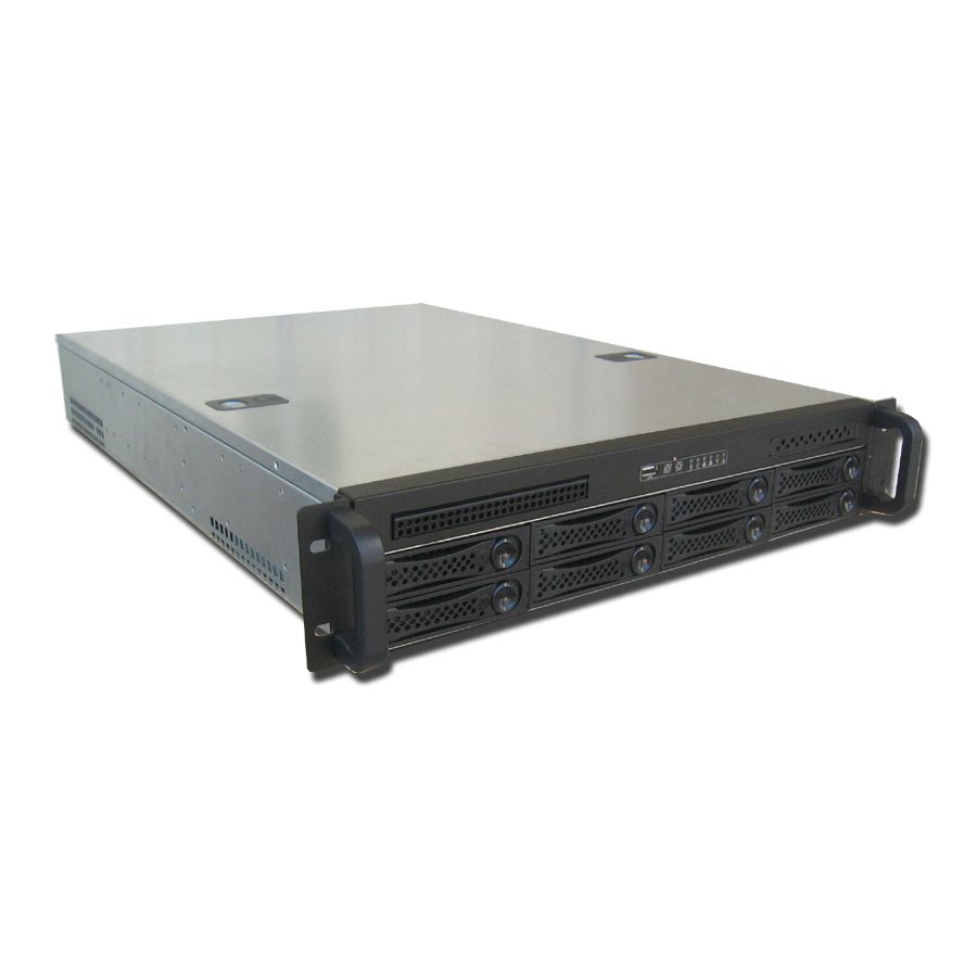 2U Rackmount 8 x SATA SAS Hot Swap Server Chassis New