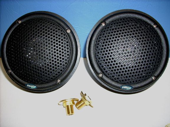 Marine Speakers 3 5 inch Black Housings Surface Mount