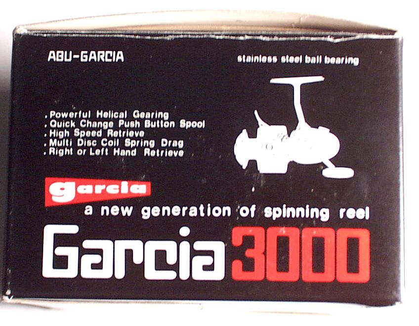 VINTAGE ABU GARCIA 3000 SPINNING REEL BOX MITCHELL FISHING REELS on  PopScreen