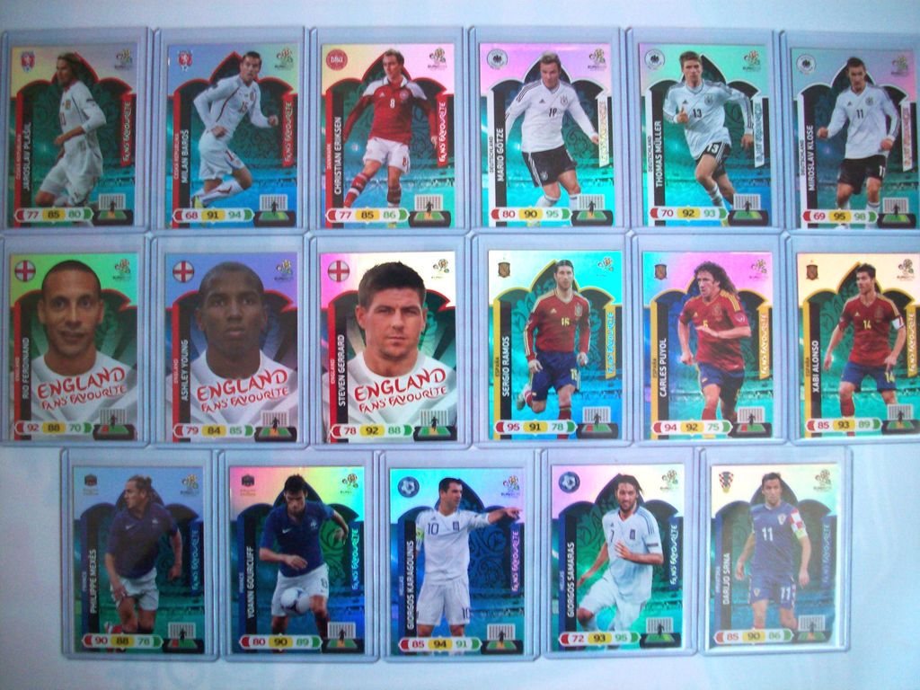   ANY Panini Adrenalyn XL EURO 2012 FANS FAVOURITE CARD Ceska   Hrvatska