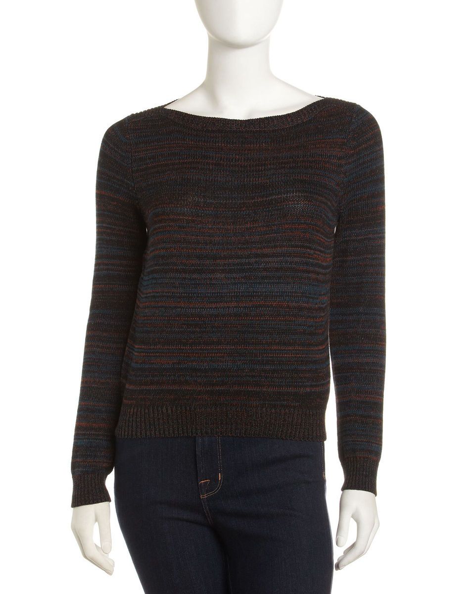 525 America BATEAU Neck Sweater Multicolor