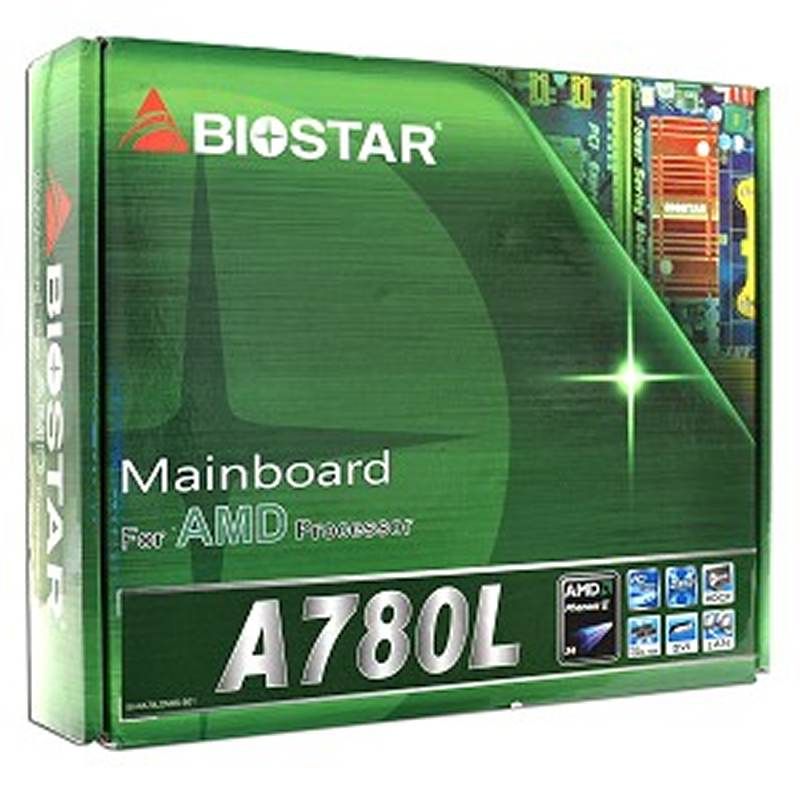 Biostar A780L AMD 760G Socket AM2 AM2 MATX Motherboard