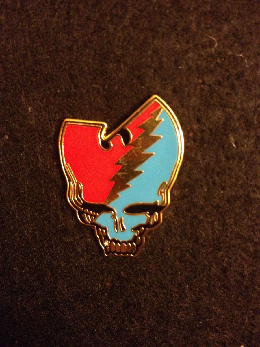 Wu Tang Grateful Dead Stealie Pin Owsley Bear Phish Jerry Garcia