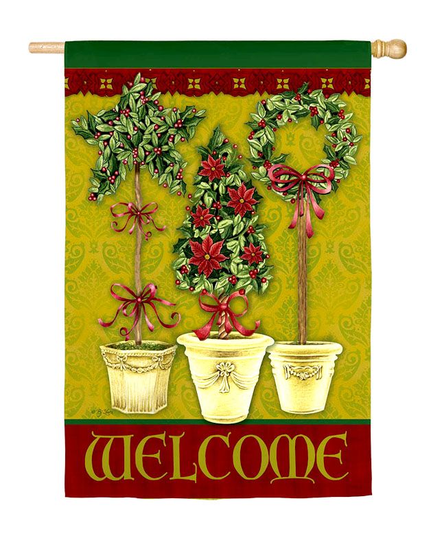 12 5 x 18 Welcome Christmas Season Garden Flag