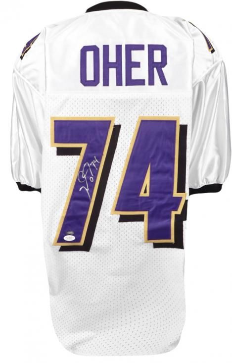 Michael Oher Signed Jersey Witness JSA Certified