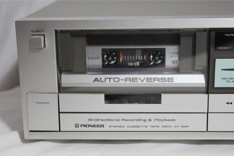 Pioneer Single Cassette Tape Deck Ct 50R Auto Reverse