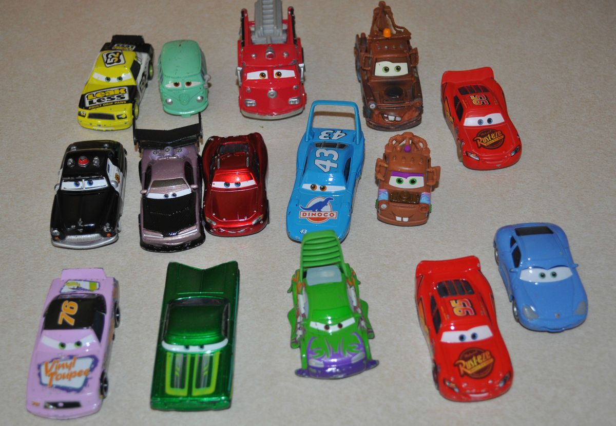 Lot of 15 Die Cast Cars from Disney Pixar Movie Cars