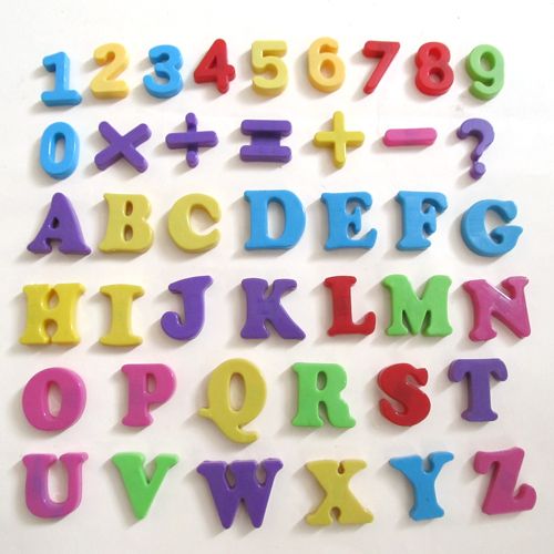   Alphabet Number Sign Fridge Whiteboard Magnet Baby Kid Educational Toy