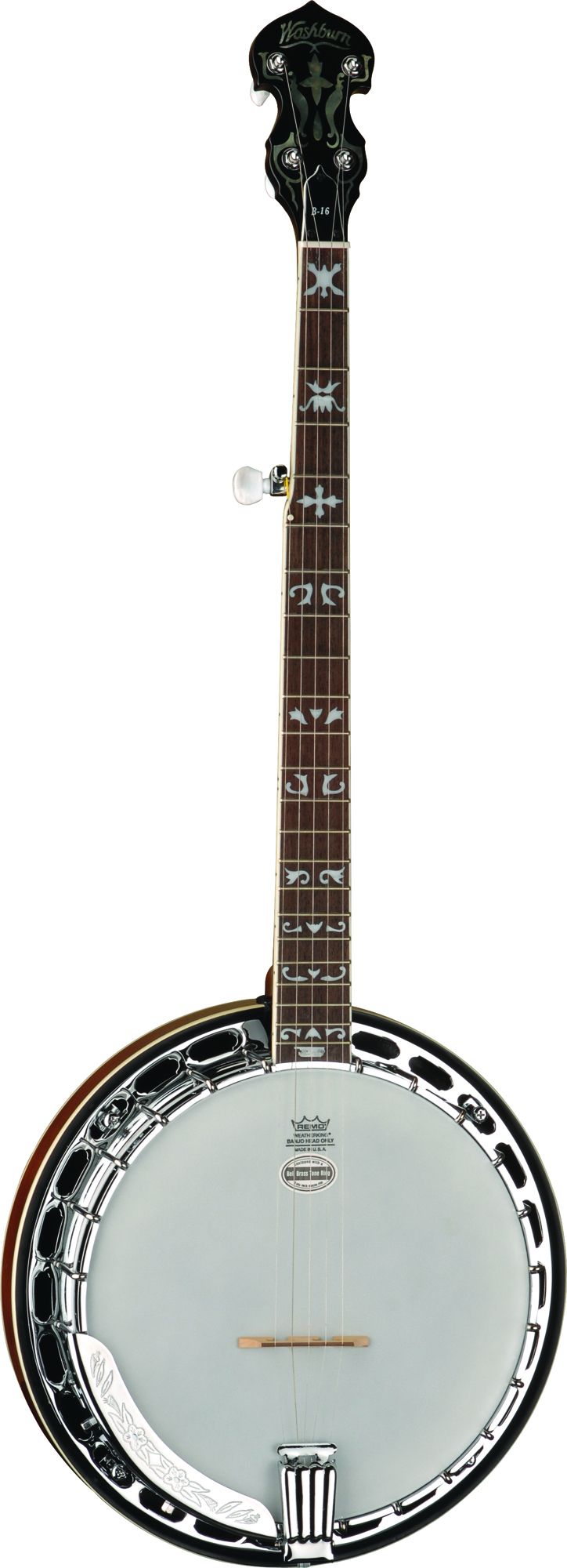 WASHBURN B16K BANJO ACOUSTIC GUITAR WITH 22 FRETS & TOBACCO SUNBURST 