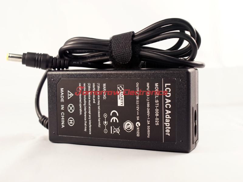 12V 5A Power Adapter Acer LCD AC501 AC711 AL511 AL715