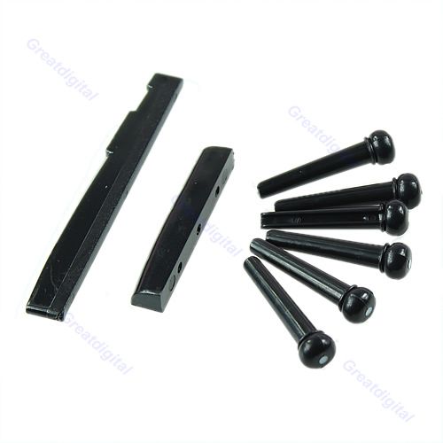   feedback contact us 1 set acoustic guitar bridge pins saddle nut parts